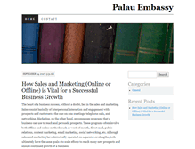 Tablet Screenshot of palauembassy.com